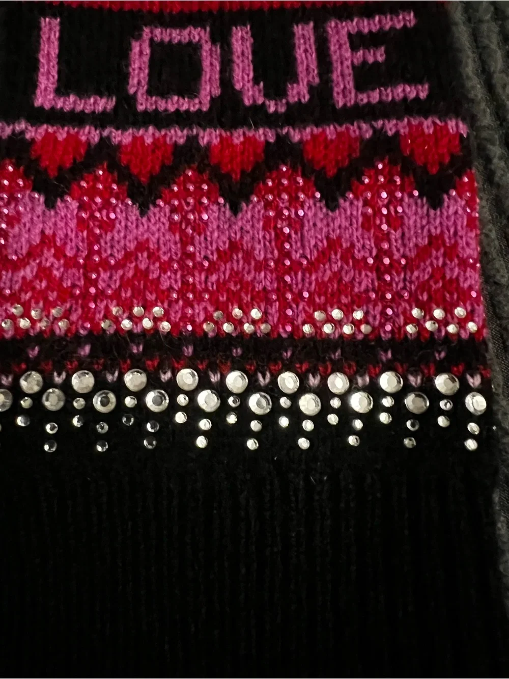 Johnny Was  'Love' Knit Long Gloves